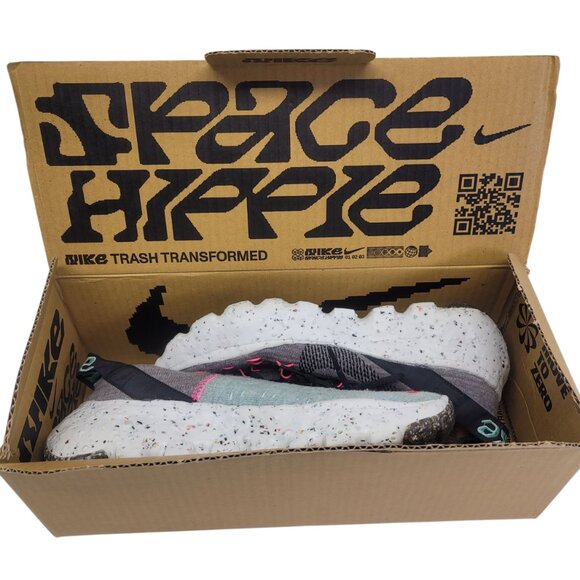 Nike Space Hippie 04 W9/M7.5 Smoke Grey/Pink CD3476-003 w/ Box Sneakers - Picture 2 of 16